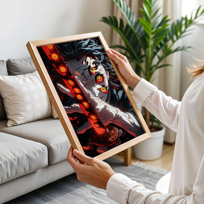 Kokushibo Demon Slayer Anime Poster