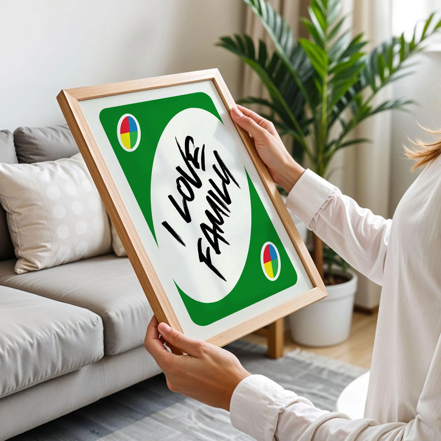 I Love Family UNO Poster