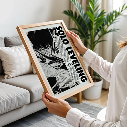 Solo Leveling Jinwoo Manga Wall Art