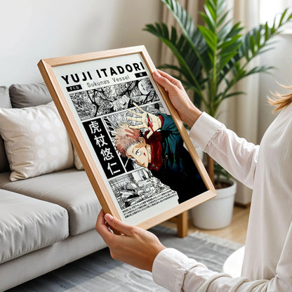 Saturo Gojo Yuji Itadori Poster