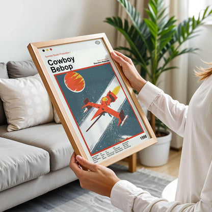 Cowboy Bebop Swordfish Spaceship Poster