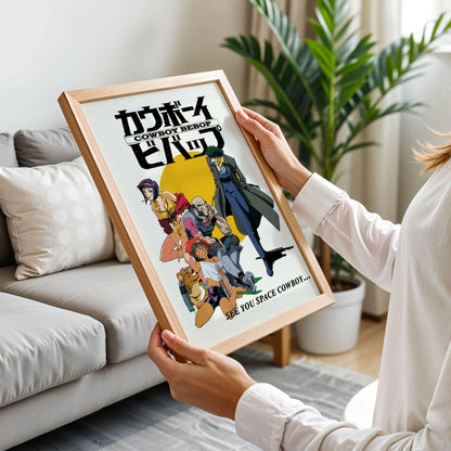 Vintage Cowboy Bebop Jet Black, Ed, Poster