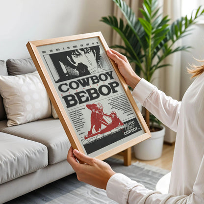 Cowboy Bebop Spike Spiegel and Jet Black Art Print