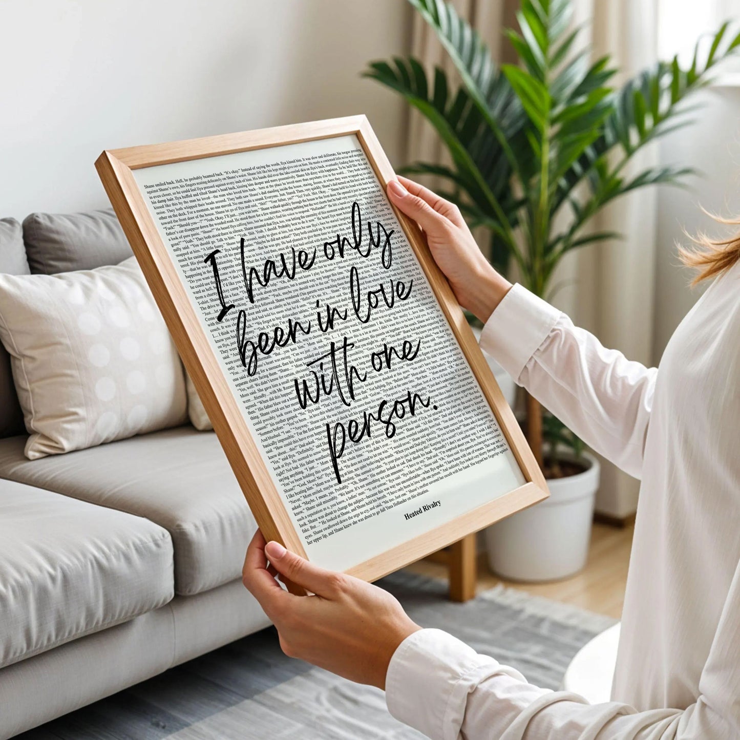 Heated Rivalry Quote Print