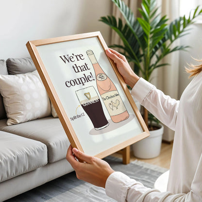 Guinness and Prosecco Couple Print