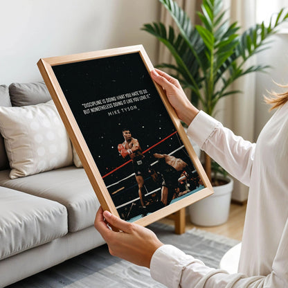 Mike Tyson Quote Poster