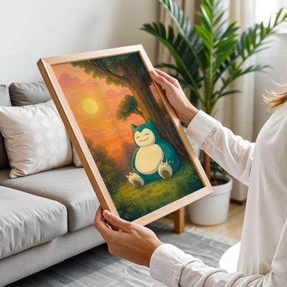 Pokemon Snorlax Poster