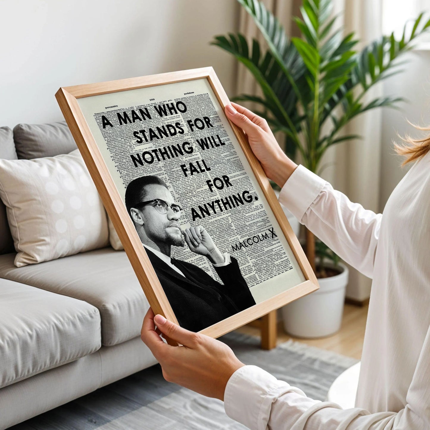 Malcolm X Black History Month Poster