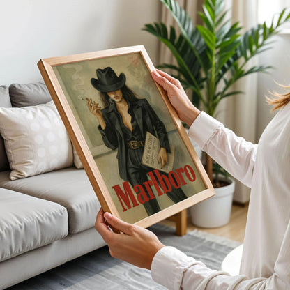 Vintage Marlboro Cigarettes Poster