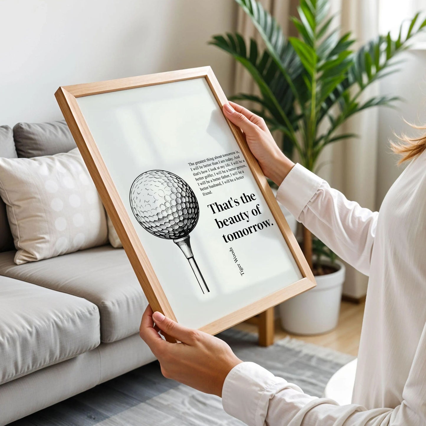 Vintage Golf Clubs Poster