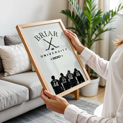 Briar University Hockey - Off Campus Poster