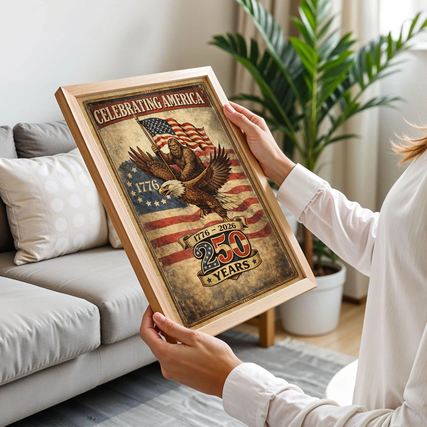 Bigfoot Patriotic 250 Poster