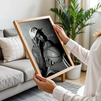 Michael Jordan 3 Fingers Poster