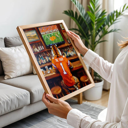 Clemson Tigers Mascot Art Print
