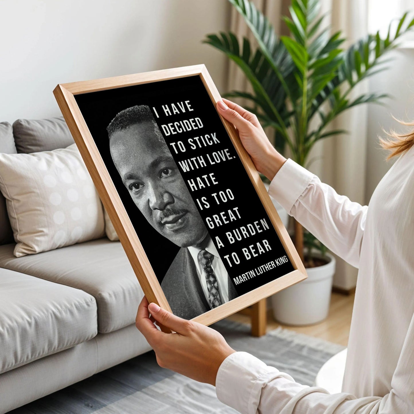Martin Luther King Quote Poster
