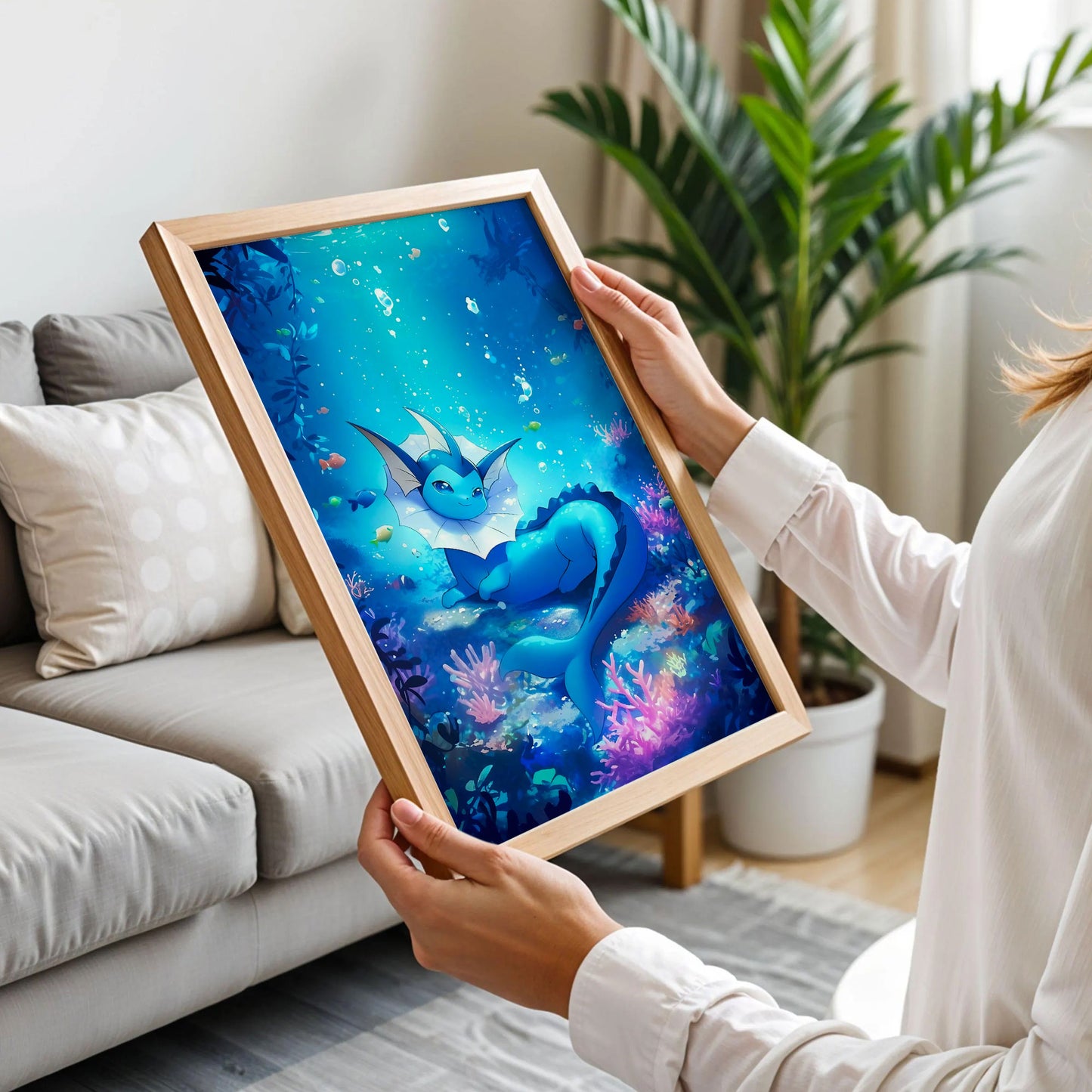 Vaporeon Pokémon Poster