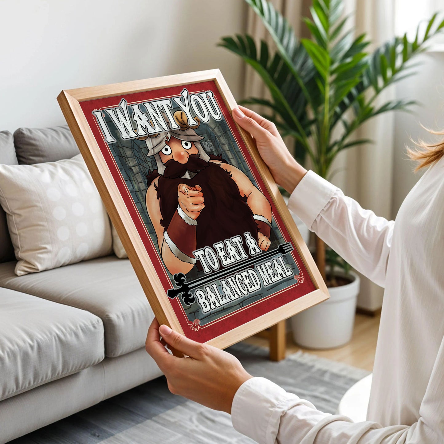 Senshi Dungeon Meshi Wall Art