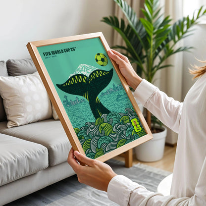 Seattle Host City Football Poster