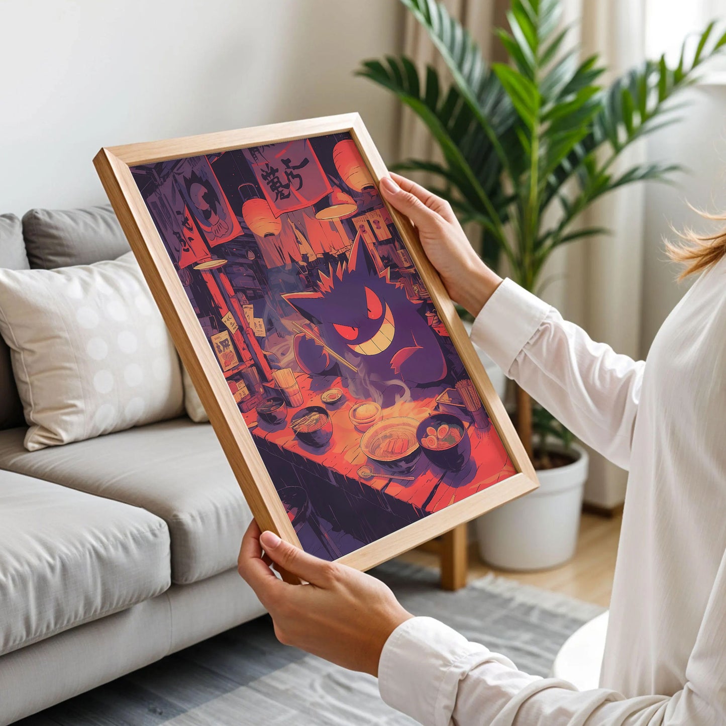 Gengar Ramen Anime Poster