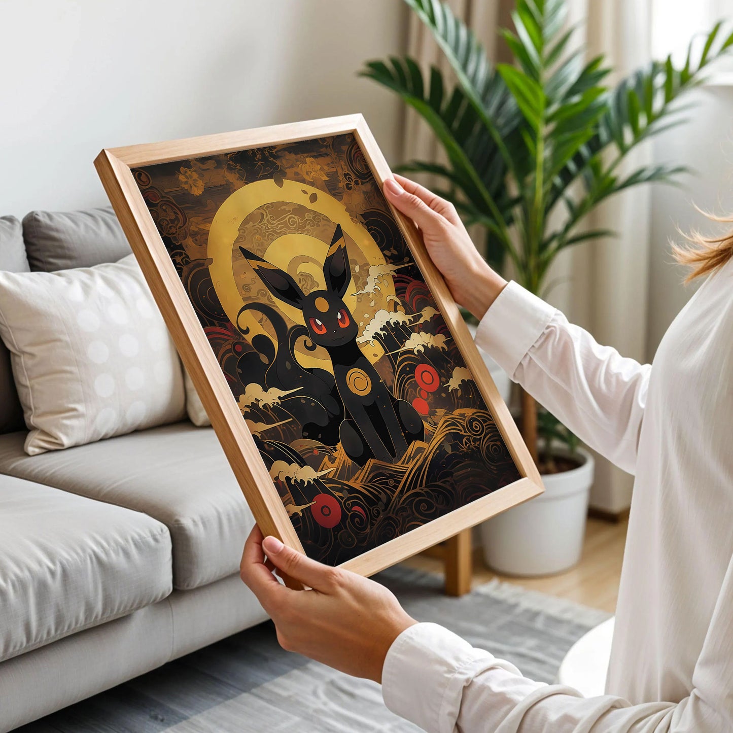 Umbreon Pokémon Hanging Painting