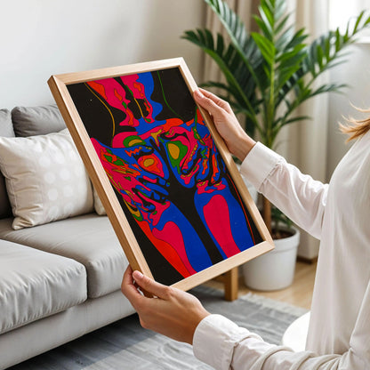 Scorpio Squeeze Blacklight Art
