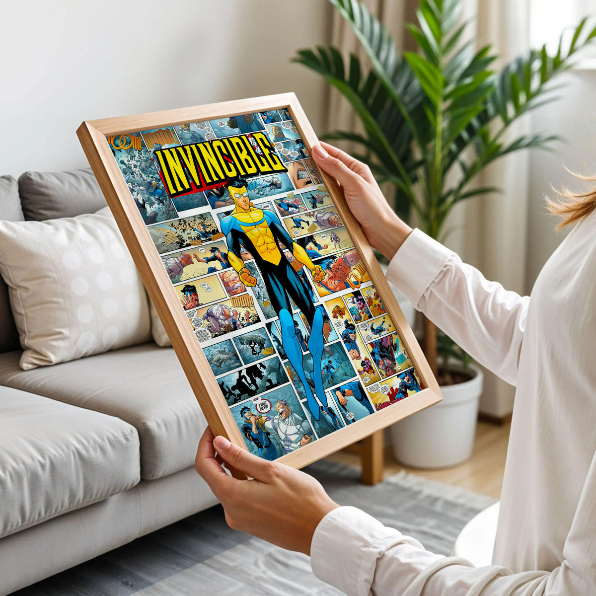 Invincible Comic Retro Art Print