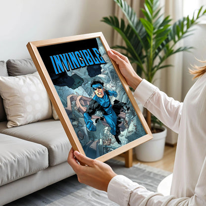 Dark Superhero Invincible Wall Art