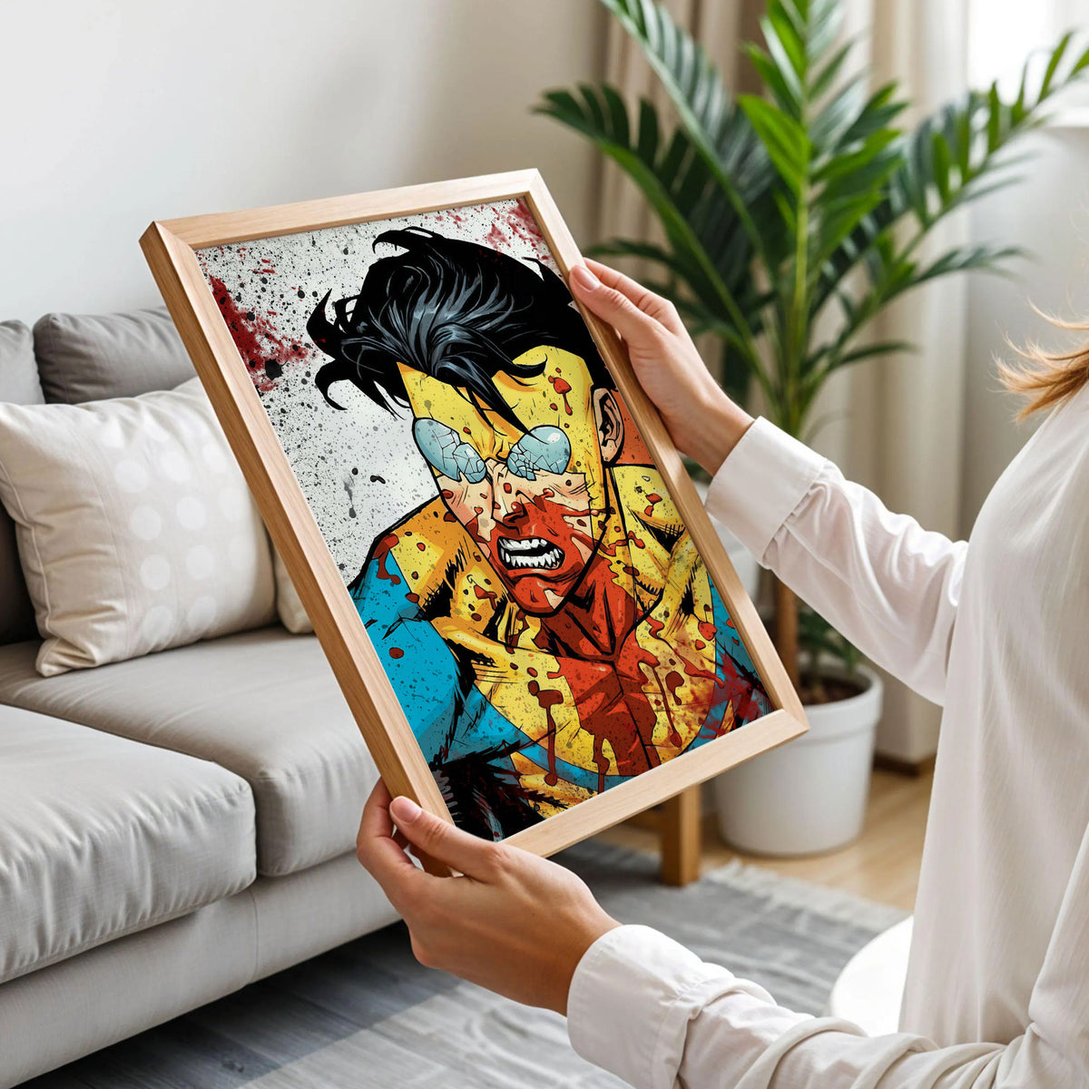 Invincible Covered Blood Poster