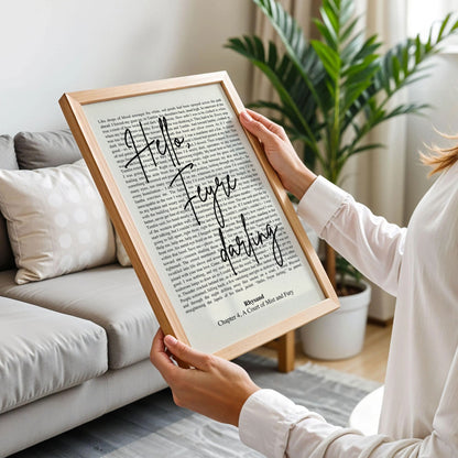 Hello Feyre Darling Poster