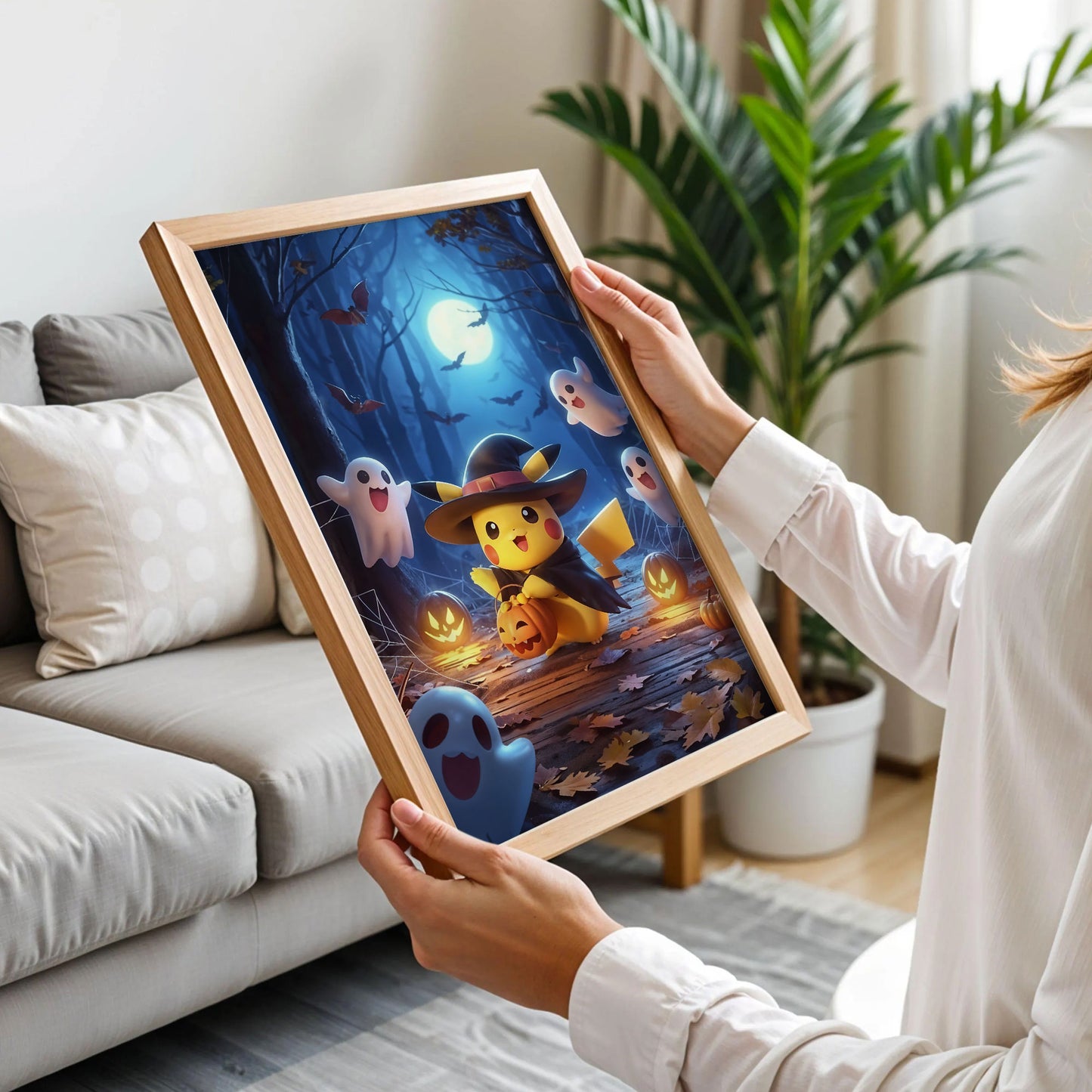 Pikachu Halloween Poster