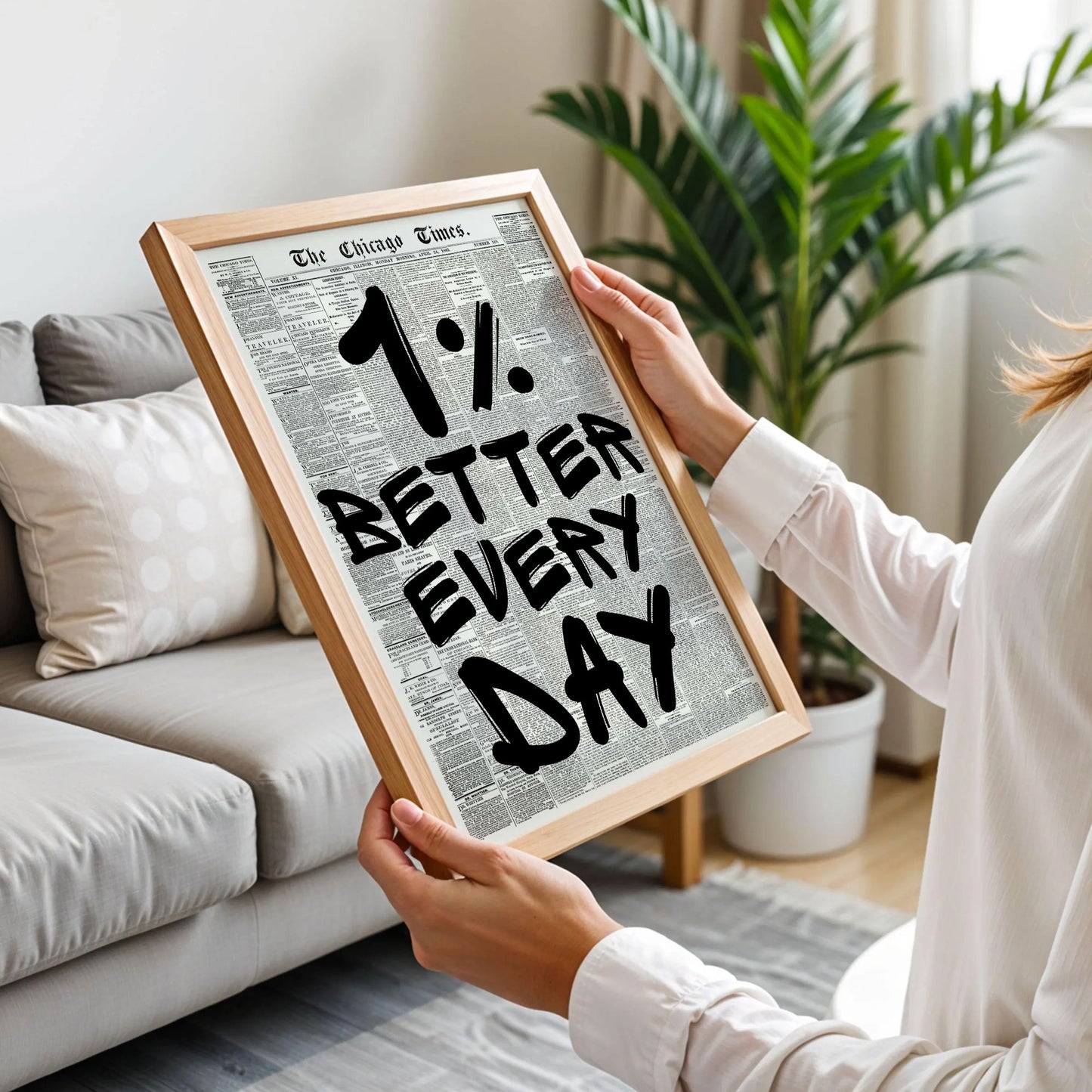 1% Better Every Day Poster