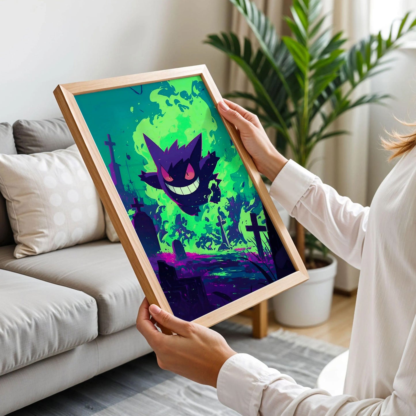 Gengar Pokemon Art Print