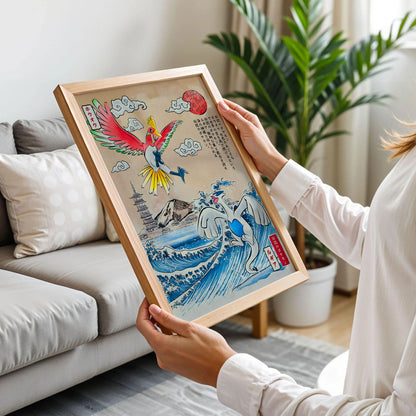Ho-Oh and Lugia Poster
