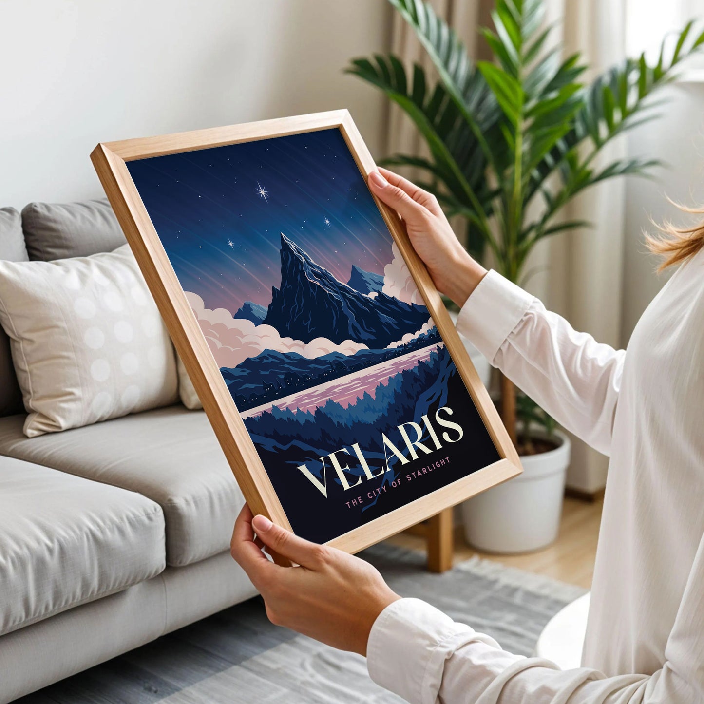 Velaris ACOTAR Travel Poster