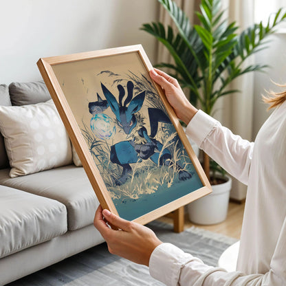 Pokémon Lucario Japanese Poster