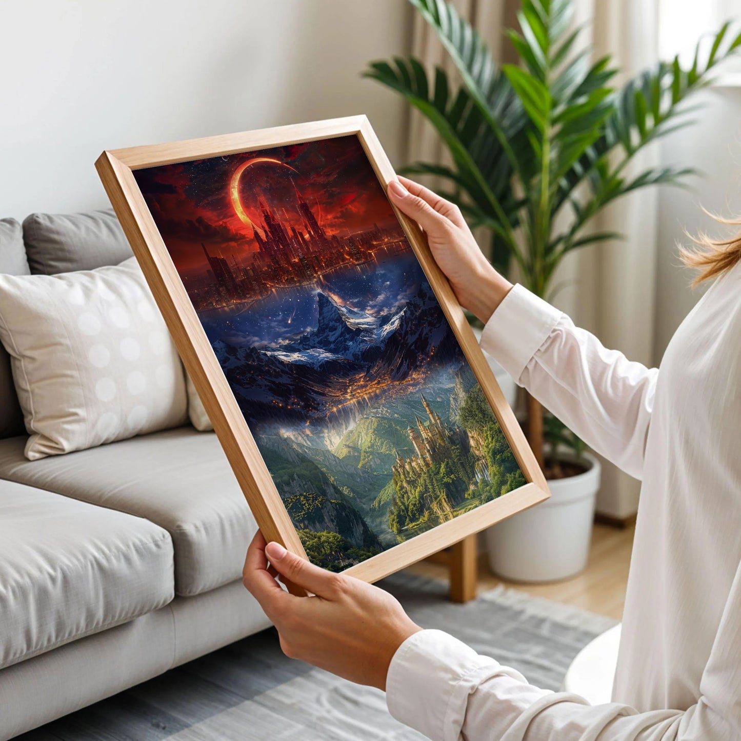 Fantasy Valley Art Print