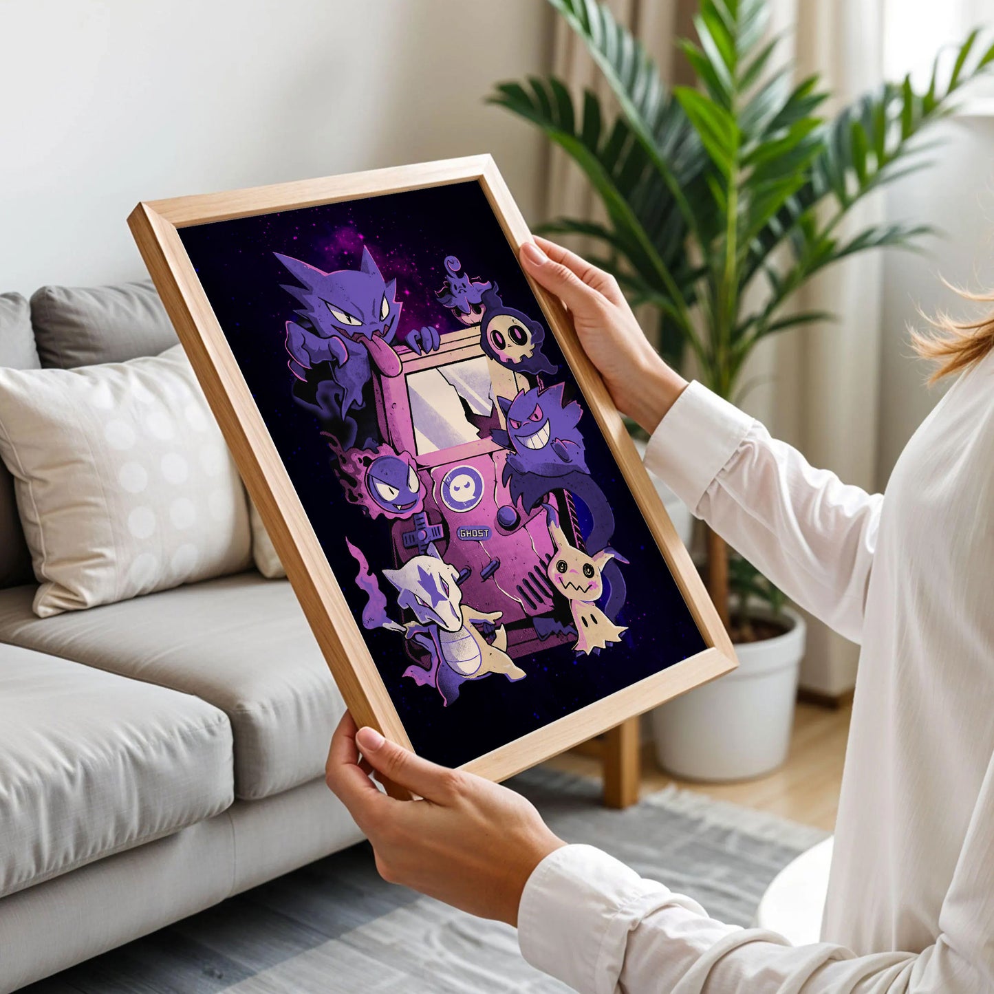 Gengar, Mimikyu, Haunter, Gastly Poster