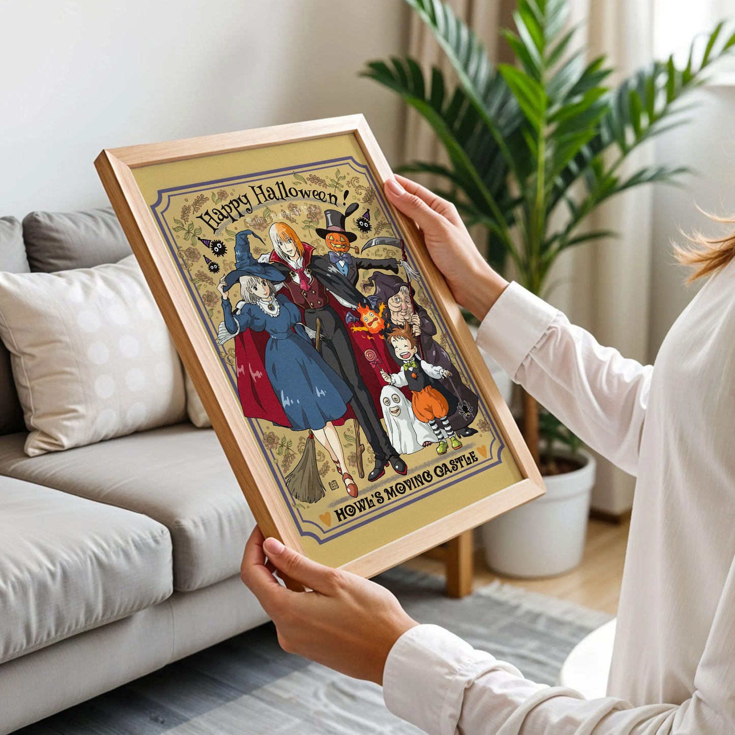 Howl's Moving Castle Halloween Poster