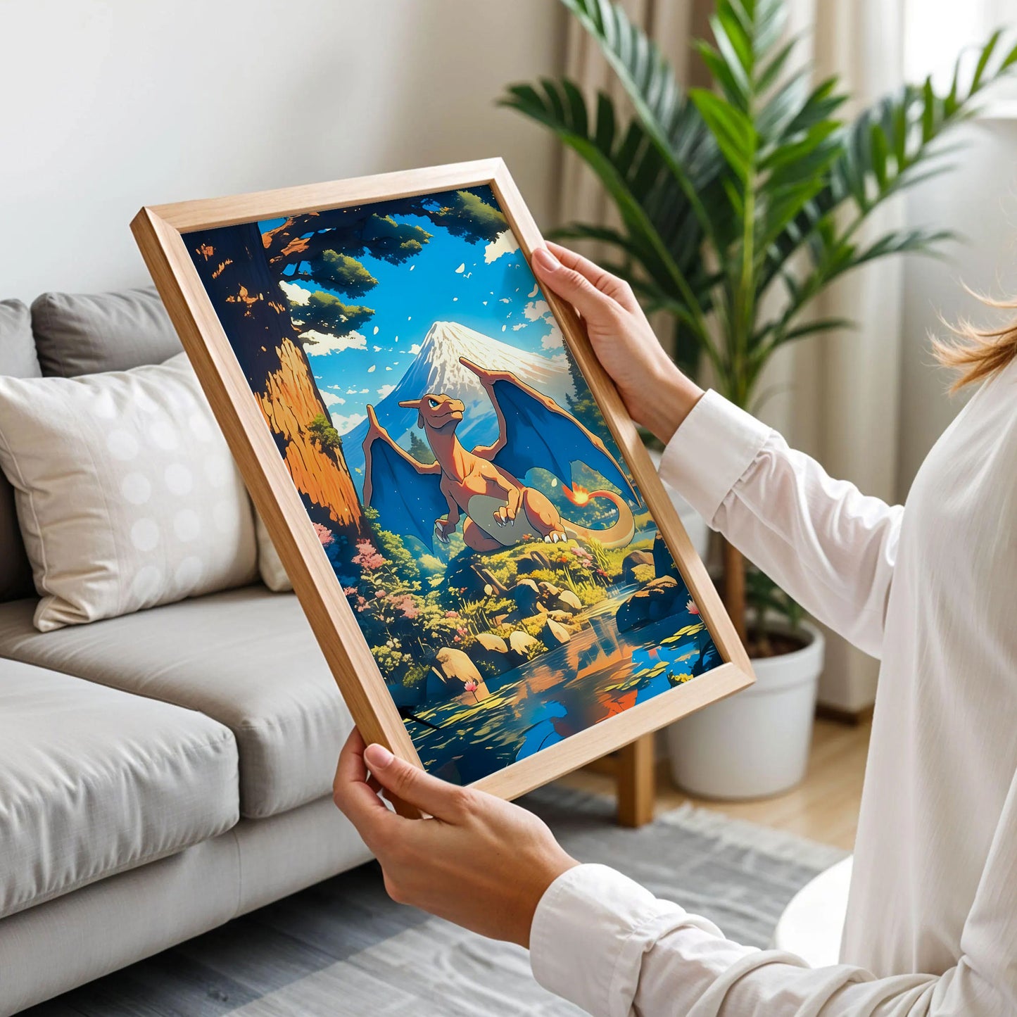 Charizard at Mt. Fuji Print