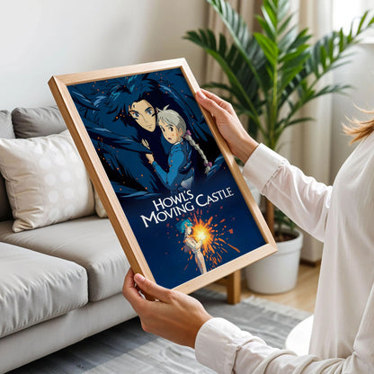 Studio Ghibli film Howl's Moving Castle Poster