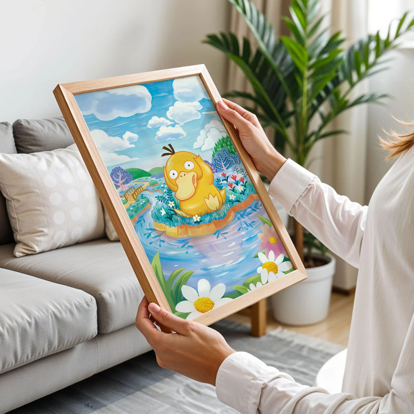 Pokemon Psyduck Print Art