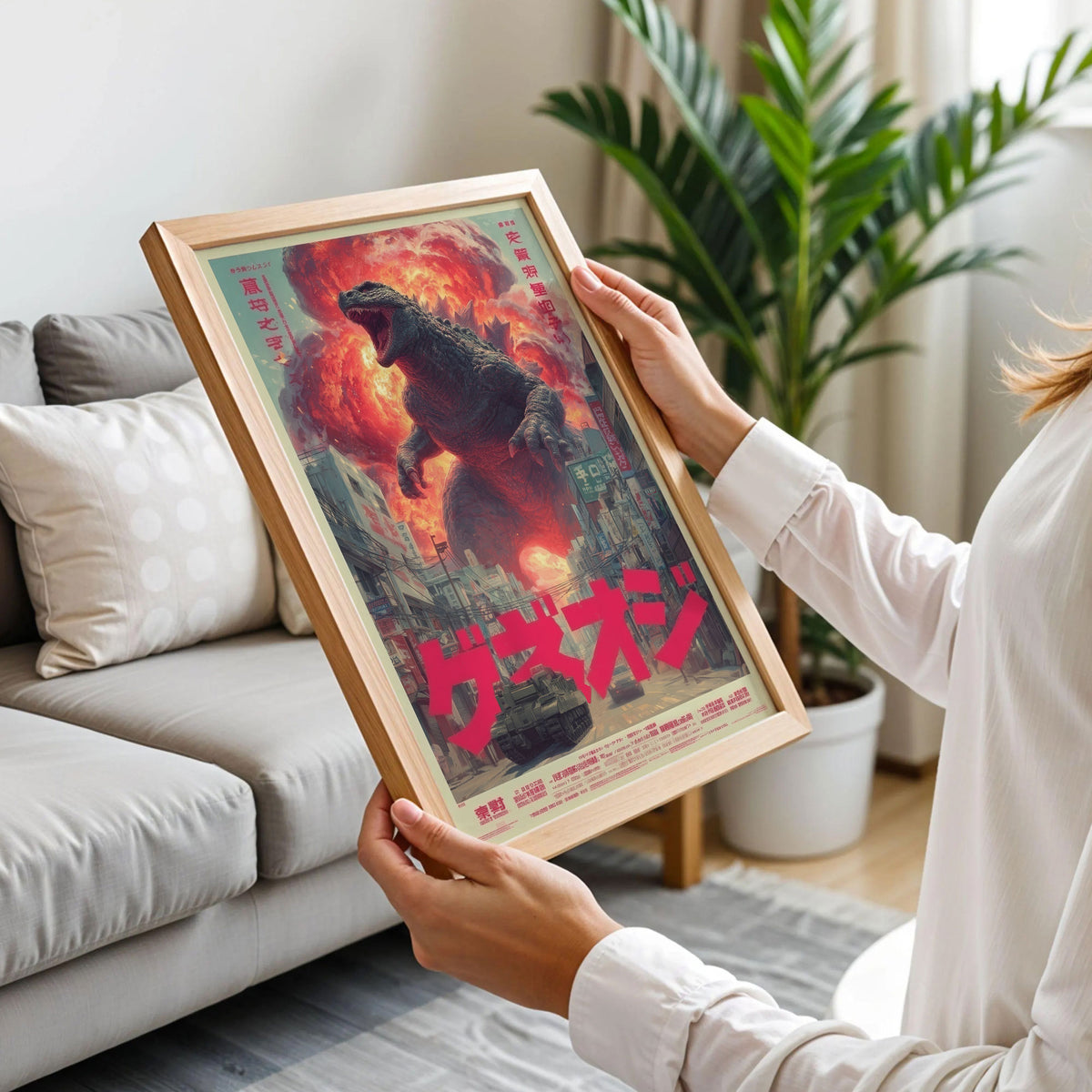 Godzilla Japanese Monster Art Print