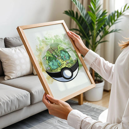 Bulbasaur Greenhouse Lazy Day Poster