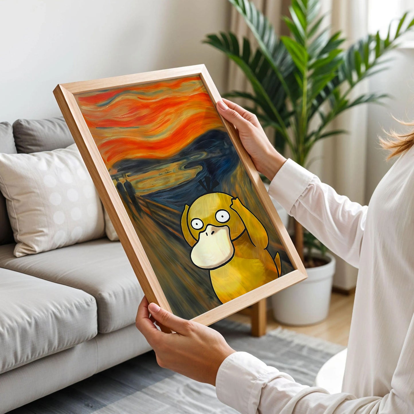 The Scream Psyduck Art