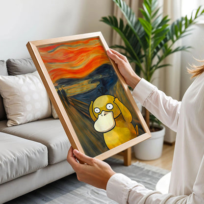 The Scream Psyduck Art