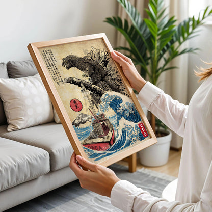 Godzilla Japanese Monster Poster