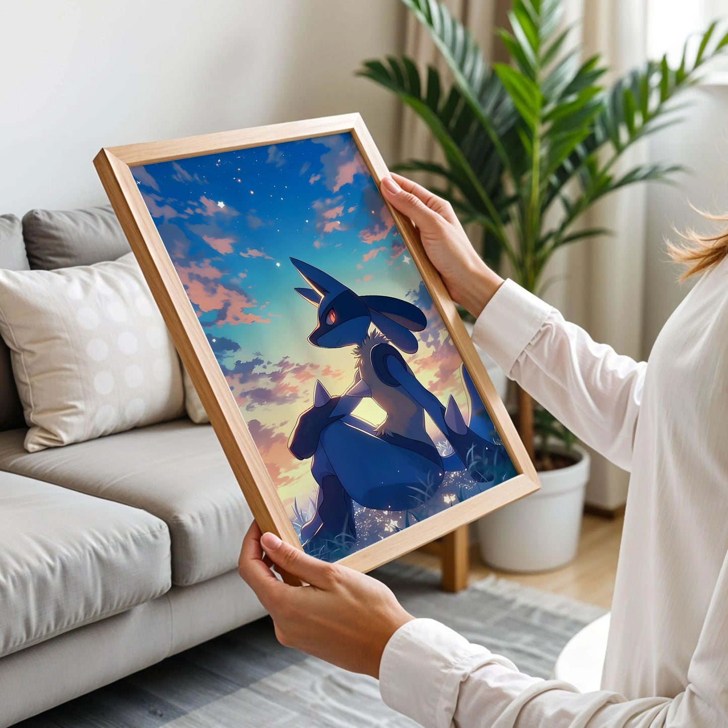 Pokémon Lucario Art Print