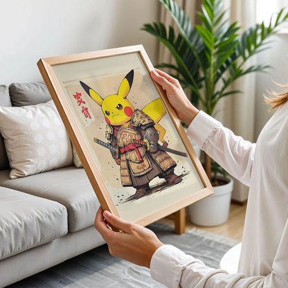 Pikachu Samurai Poster