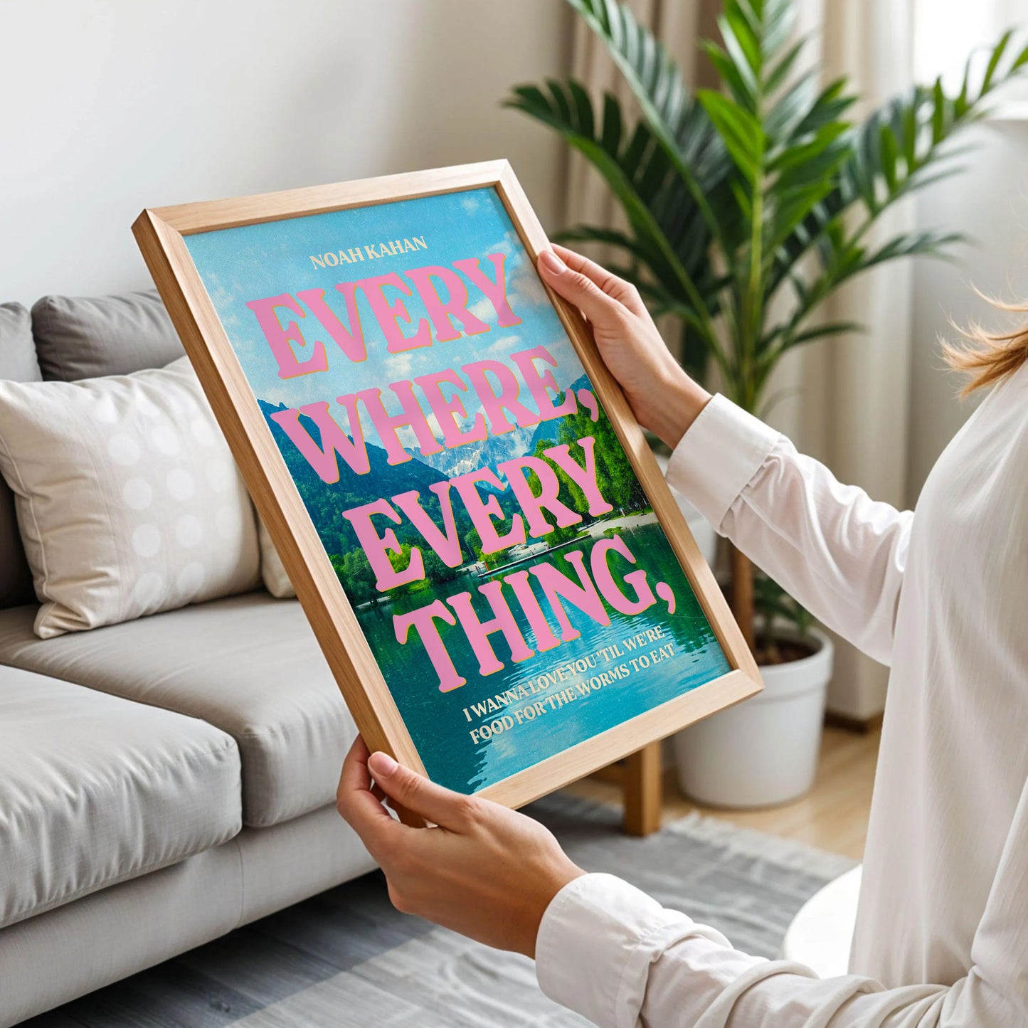 Everywhere, Everything Noah Kahan Poster