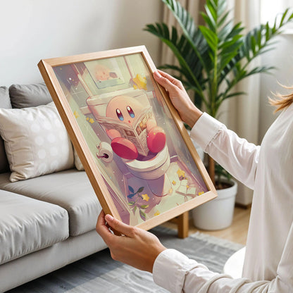 Kirby Toilet Poster